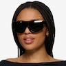 Jagger Black AcetateSunglass Frames for Women from EyeBuyDirect