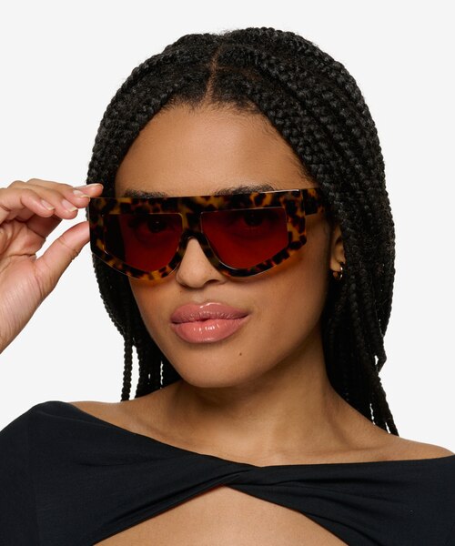 Jagger Spotty Tortoise AcetateSunglass Frames for Women from EyeBuyDirect