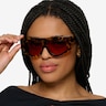 Jagger Spotty Tortoise AcetateSunglass Frames for Women from EyeBuyDirect