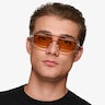 Hanna Crystal Nude AcetateSunglass Frames for Men from EyeBuyDirect