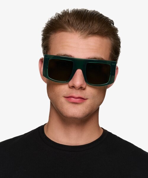 Elias Green AcetateSunglass Frames for Men from EyeBuyDirect