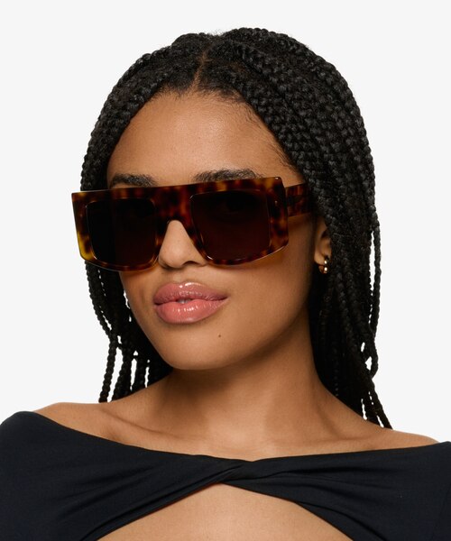 Elias Spotty Tortoise AcetateSunglass Frames for Women from EyeBuyDirect