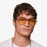Ganzert Crystal Brown AcetateSunglass Frames for Men from EyeBuyDirect