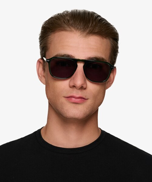 Koontz Crystal Gray AcetateSunglass Frames for Men from EyeBuyDirect
