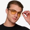 Clifton Clear Champagne AcetateSunglass Frames for Men from EyeBuyDirect