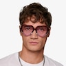 Euphoria Purple Striped AcetateSunglass Frames for Men from EyeBuyDirect