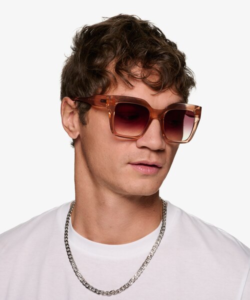 Sprout Crystal Champagne Eco-friendlySunglass Frames for Men from EyeBuyDirect