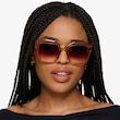 Sprout Crystal Champagne PlasticSunglass Frames for Women from EyeBuyDirect