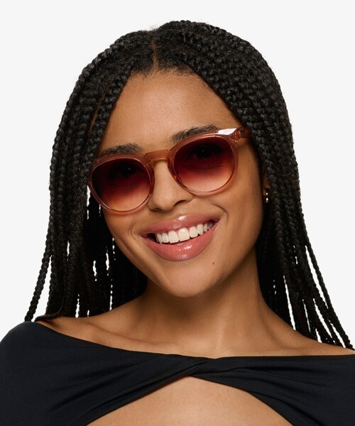 Spoondrift Crystal Champagne Eco-friendlySunglass Frames for Women from EyeBuyDirect
