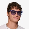 Spoondrift Crystal Blue Eco-friendlySunglass Frames for Men from EyeBuyDirect