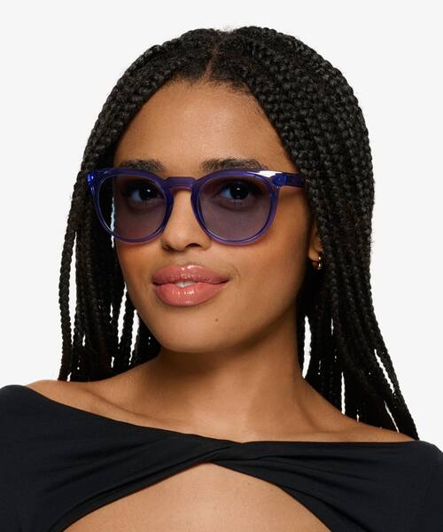Crystal Blue Spoondrift -  Eco-friendly Sunglasses