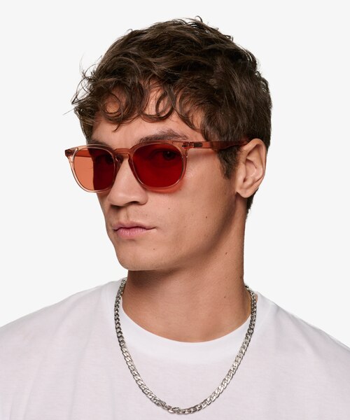 Moonglade Crystal Champagne Eco-friendlySunglass Frames for Men from EyeBuyDirect
