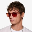 Moonglade Crystal Champagne PlasticSunglass Frames for Men from EyeBuyDirect