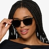Moonglade Shinny Black Eco-friendlySunglass Frames for Women from EyeBuyDirect