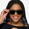 Rainfall Crystal Green Eco-friendlySunglass Frames for Women from EyeBuyDirect