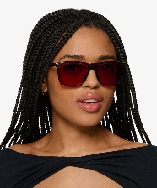 Rainfall Tortoise PlasticSunglass Frames for Women from EyeBuyDirect