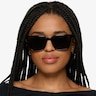 Coastline Shinny Black PlasticSunglass Frames for Women from EyeBuyDirect