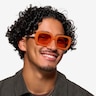 Gouache Milky Orange Flower AcetateSunglass Frames for Men from EyeBuyDirect