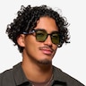 Graffiti Black Gray Camouflage AcetateSunglass Frames for Men from EyeBuyDirect