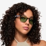 Graffiti Black Gray Camouflage AcetateSunglass Frames for Women from EyeBuyDirect