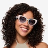 Gallery Floral Milky Nude AcetateSunglass Frames for Women from EyeBuyDirect