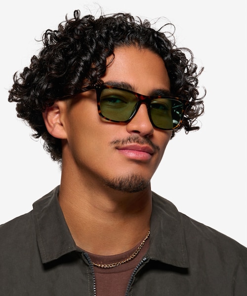 Dance Tortoise AcetateSunglass Frames for Men from EyeBuyDirect