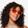 Dance Milky Orange AcetateSunglass Frames for Women from EyeBuyDirect