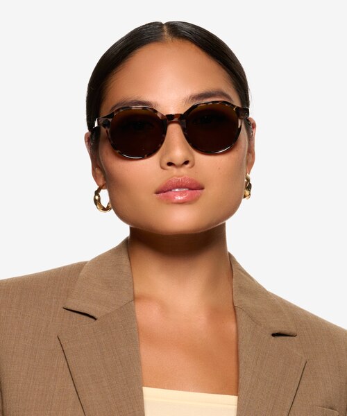Beaux Tortoise AcetateSunglass Frames for Women from EyeBuyDirect