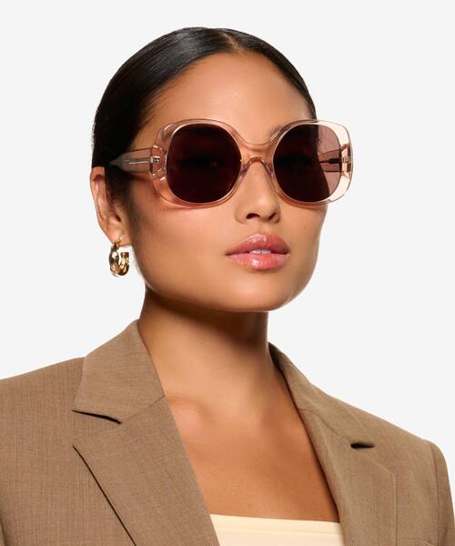 Crystal Champagne  Bernadette -  Acetate Sunglasses