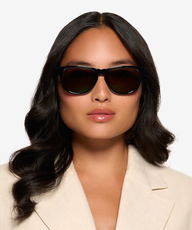 Shiny Black Frasier -  Eco Friendly Sunglasses