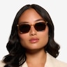Redwood Crystal Light Brown Eco-friendlySunglass Frames for Women from EyeBuyDirect