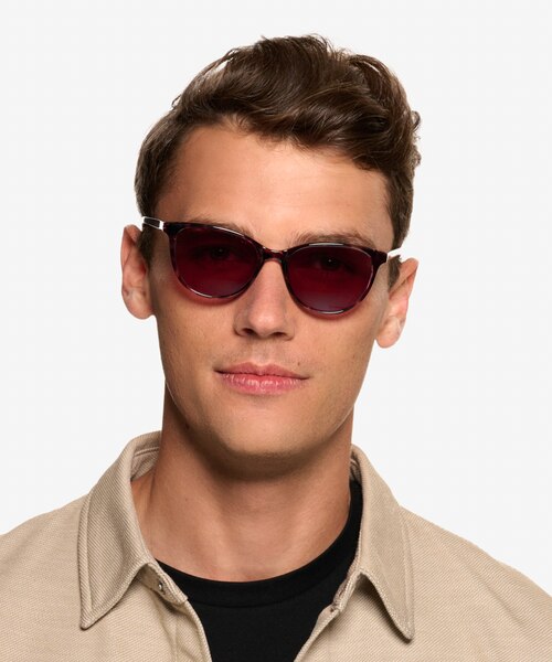 Fern Purple Tortoise Alternative MaterialsSunglass Frames for Men from EyeBuyDirect