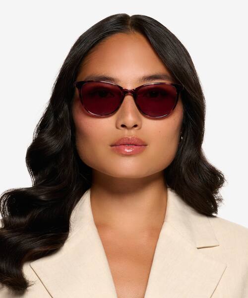 Purple Tortoise Fern -  Eco-friendly Sunglasses