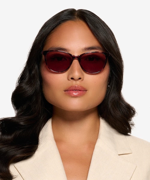 Fern Purple Tortoise Alternative MaterialsSunglass Frames for Women from EyeBuyDirect