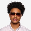 Vinca Crystal Brown Alternative MaterialsSunglass Frames for Men from EyeBuyDirect