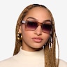 Vinca Crystal Gray AcetateSunglass Frames for Women from EyeBuyDirect