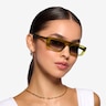 Novo Crystal Olive Green AcetateSunglass Frames for Women from EyeBuyDirect