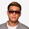 Novo Spotty Tortoise AcetateSunglass Frames for Men from EyeBuyDirect