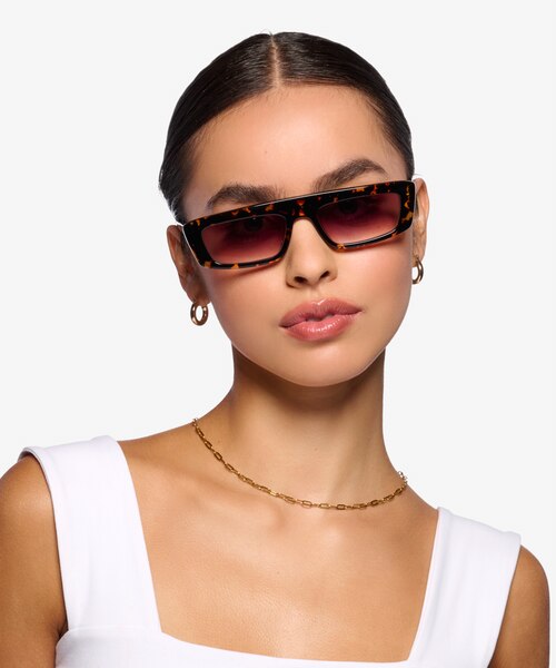 Novo Spotty Tortoise AcetateSunglass Frames for Women from EyeBuyDirect