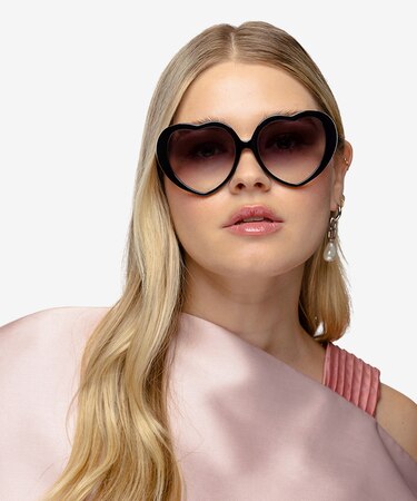 Black Suki Sun -  Acetate Sunglasses