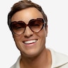 Suki Sun Tortoise AcetateSunglass Frames for Men from EyeBuyDirect