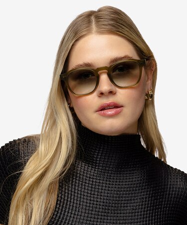 Green Lennox -  Acetate Sunglasses
