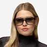 Connor Crystal Gray AcetateSunglass Frames for Women from EyeBuyDirect