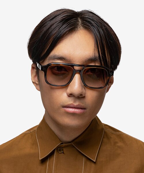 Connor Tortoise Alternative MaterialsSunglass Frames for Men from EyeBuyDirect
