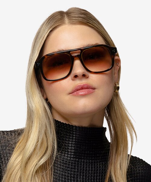 Connor Tortoise Alternative MaterialsSunglass Frames for Women from EyeBuyDirect
