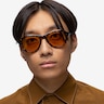 Moss Spotty Tortoise AcetateSunglass Frames for Men from EyeBuyDirect