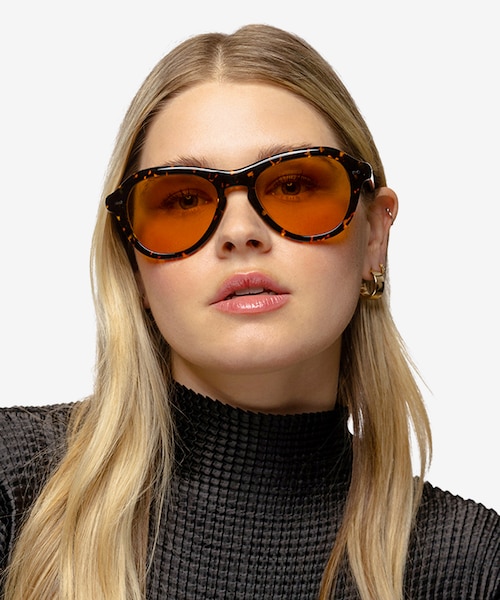Moss Spotty Tortoise Alternative MaterialsSunglass Frames for Women from EyeBuyDirect