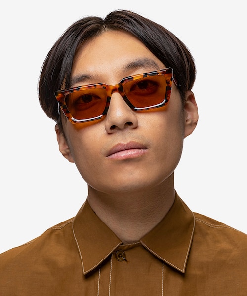Yara Tortoise Alternative MaterialsSunglass Frames for Men from EyeBuyDirect