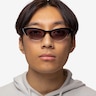 Aina Black Gold AcetateSunglass Frames for Men from EyeBuyDirect