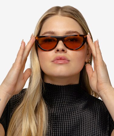 Tortoise  Cayla -  Acetate Sunglasses